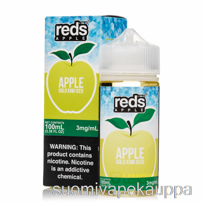 Vape Kauppa Jääkulta Kiivi - Reds Omena E-mehu - 7 Daze - 100ml 0mg